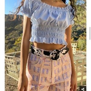 Lisa Says Gah Robyn cowboy cowgirl boots pattern novelty print jeans pants